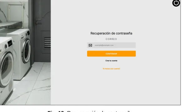 Fig. 13: Recuperación de contraseña  
