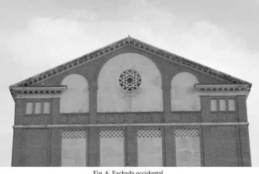Fig. 6. Fachada occidental. 