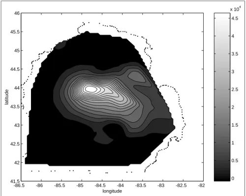 Figure 1.1: Gypsy moth counts in lower Michigan,1991