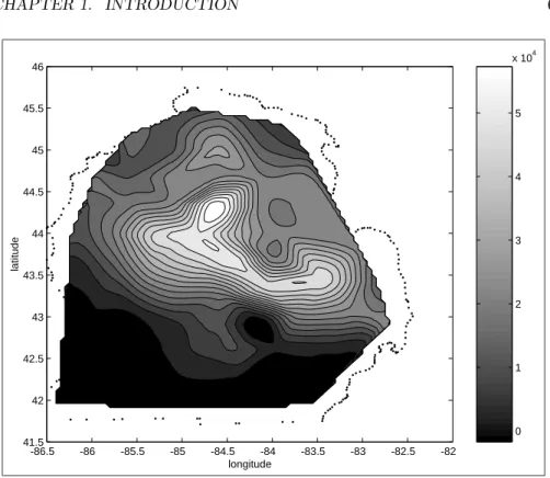 Figure 1.3: Gypsy moth counts in lower Michigan,1993