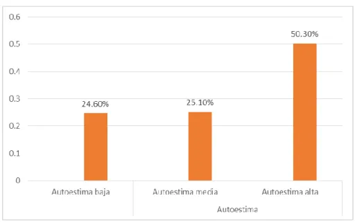 Figura 3. Niveles de autoestima