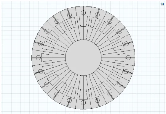 Fig. 58. Núcleo del estator 