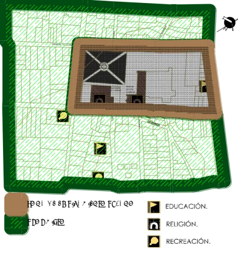 Mapa 2: Ubicación de los barrios 