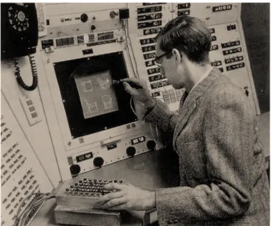 Figura 2.1: Sketchpad de Ivan Sutherland. 