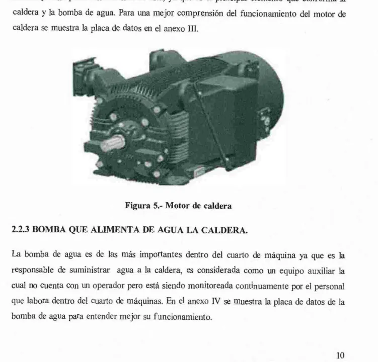 Figura  5.-  Motor de  caldera 