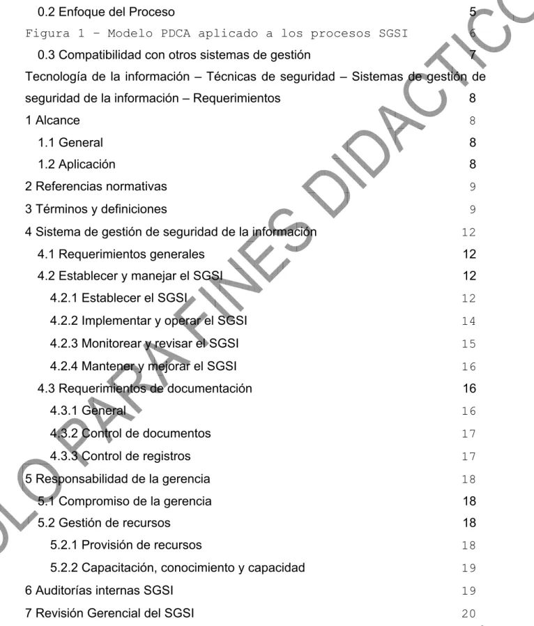 Tabla de Contenido 
