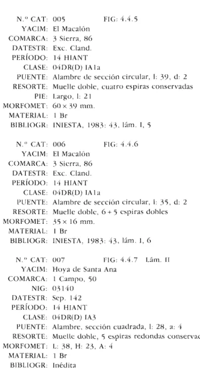 N.° CAT:  005  FIG: 4.4.5  YACIM:  El Macalón 