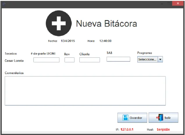 Figura 4.7.1 Ventana Activo 