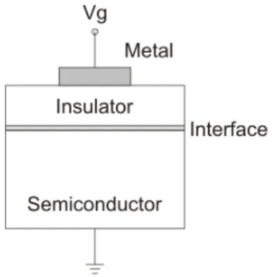 Figura 2.1: Esquema de una estructura MOS/MIS