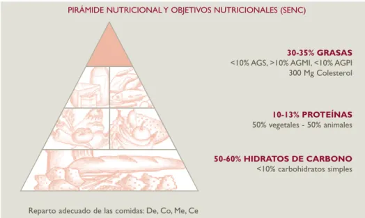 Figura 4: Pirámide nutricional