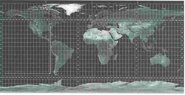 Figura  2.3. Coordenadas  UTM. 