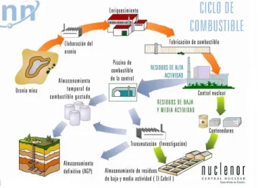 Figura 4.  Ciclo del combustible. 