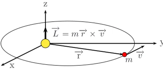 Figura 2: Momento angular
