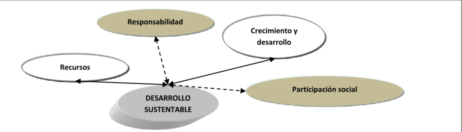 Fig. 4. Conceptos subsidiarios de Desarrollo sustentable  B. Conceptos 