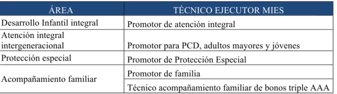 Tabla 13: Protocolos de MIES en albergues oficiales. 