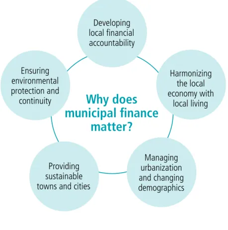 Figure B:  Why does municipal finance matter?