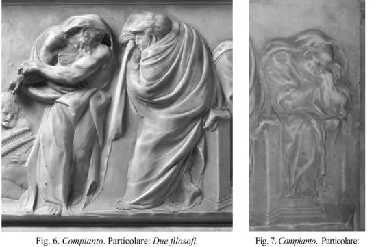 Fig. 6. Compianto. Particolare: Due filosofi. 