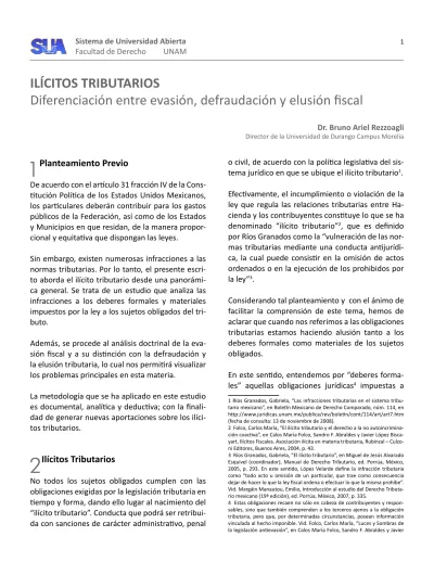 Diferenciación Entre Evasión Defraudación Y Elusión Fiscal