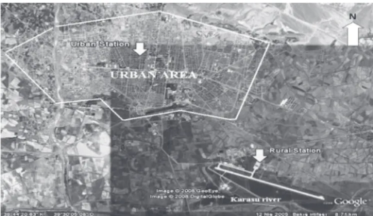 Fig. 2. Location of measurement points.