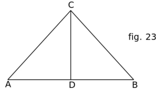 fig. 21  B  C O  A 60º  A B C O • O • fig. 22  A  D B C fig. 23 