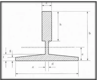 Figura 6.5: Perfil T para guías de ascensor (Cotas) 