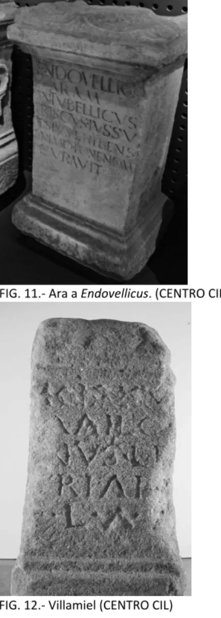 FIG. 11.- Ara a Endovellicus. (CENTRO CIL)