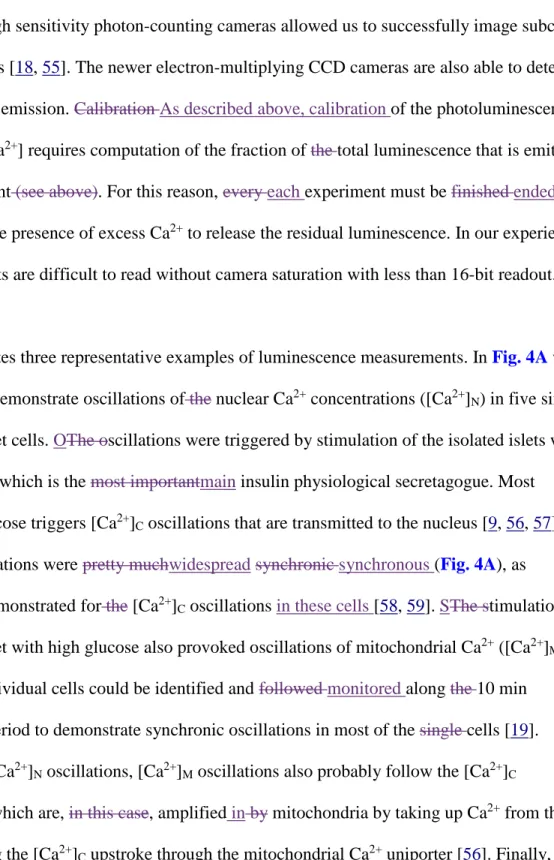 Fig. 4 illustrates three representative examples of luminescence measurements. In Fig