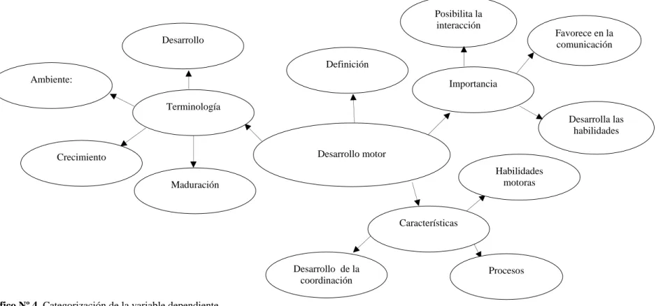 Gráfico Nº 4. Categorización de la variable dependiente.  