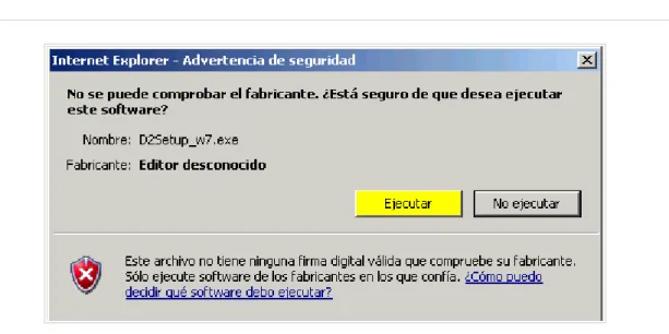 Figura 1.3. Inicio de la instalación