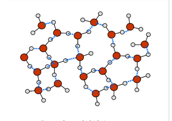 Fig. 5  Los  enlaces de hidrógeno entre