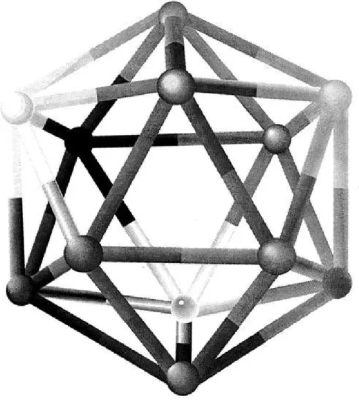 Ilustración 9: Estructura del icosaedro en la Team Sintegrity (Schwaninger, 1997) 