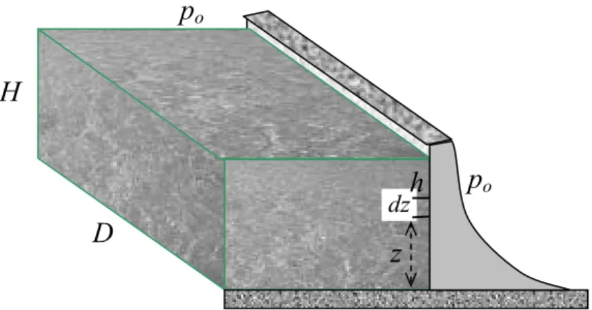 Figura 10.5. Esquema de una represa. 