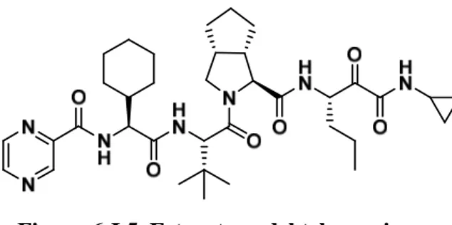 Figura 6-I.5. Estructura del telaprevir 