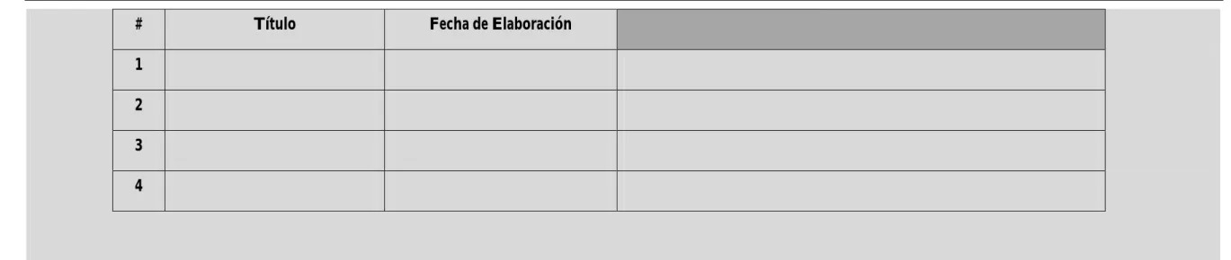 TABLA O LISTA DE COTEJO 