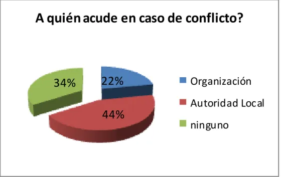 Figura 16 Tipo de conflictos