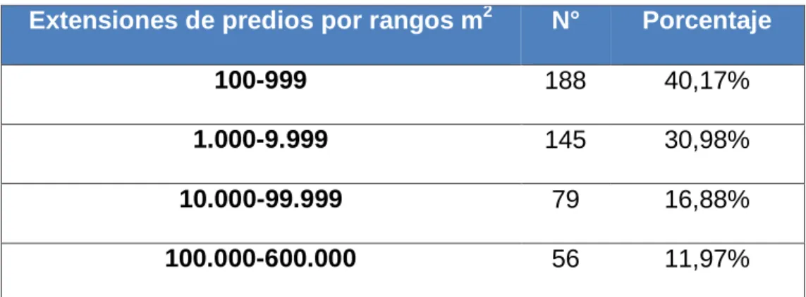 Tabla 11  UPA´s