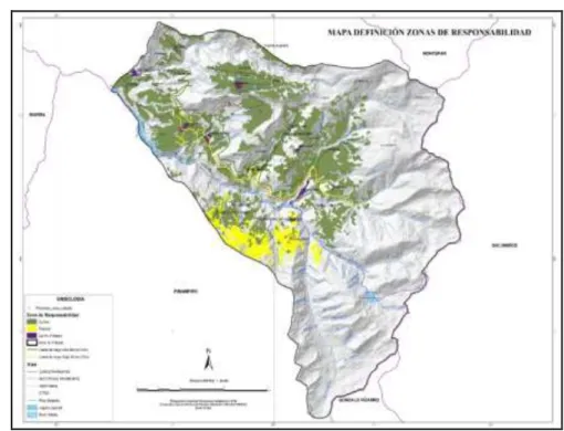 Figura N° 4. Mapa de Zonas de Responsabilidad 