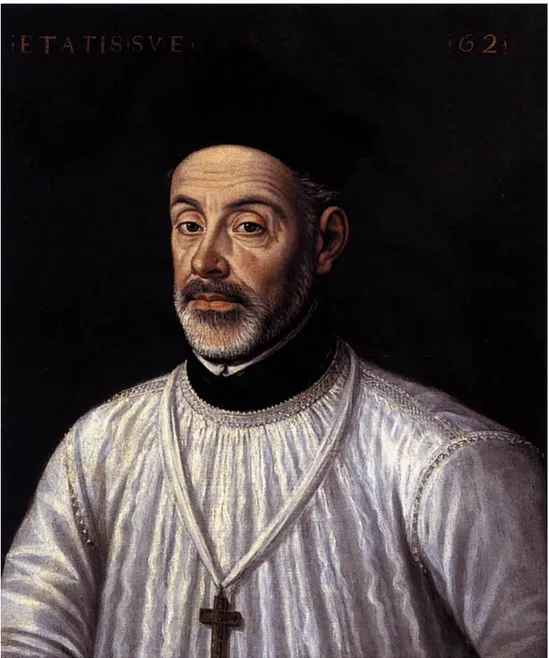 Ilustración 3. Alonso Sánchez Coello y taller. Retrato de Diego de Covarrubias (óleo sobre  lienzo, 0,61x0,50 m), c