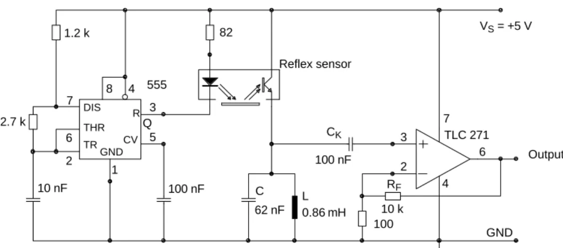 Figure 20.  AC operation with oscillating circuit to suppress ambient light