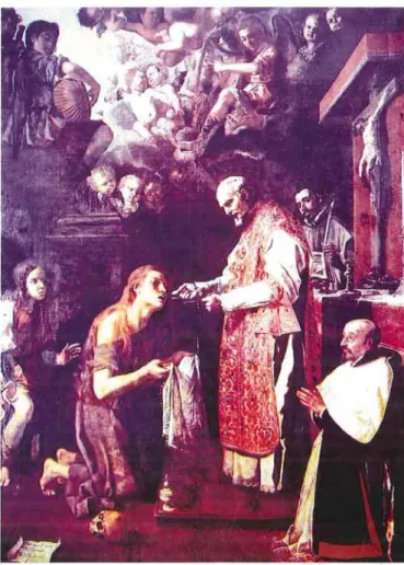 Fig.  6  Jerónimo J.  de  Espinosa.  La última  comunión de María  Magdalena.  1665.  Valencia