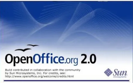 Figura 1.3. Logo de presentación de OpenOffice.org 2.0 