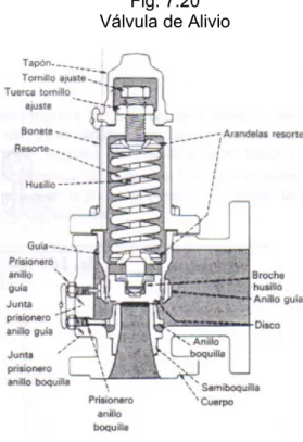 Fig. 7.20 Válvula de Alivio