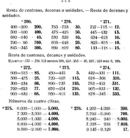 Fig. 7 Aritmética mental. FTD. 1923, p. 40-41 