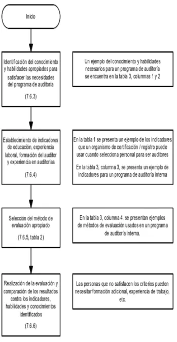 Figura 6. Proceso de evaluación inicial