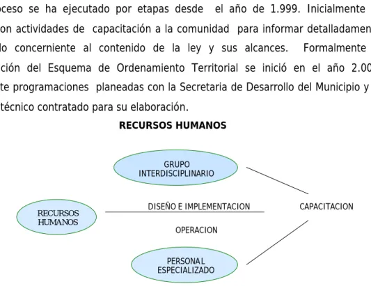 Figura 1. Proceso de capacitación  