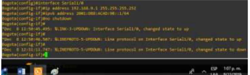 Figura 2. Configuración de interfaces R1 