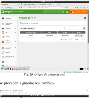 Fig. 26. Configuración general proxy. 