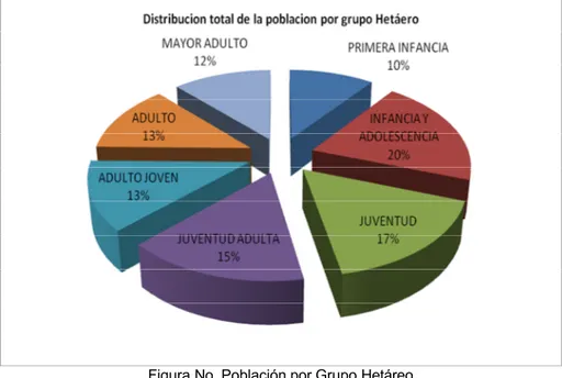 Figura No. Población por Grupo Hetáreo