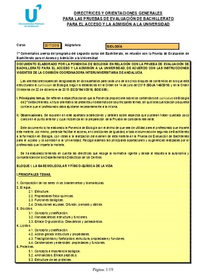 DIRECTRICES Y ORIENTACIONES GENERALES PARA LAS PRUEBAS DE EVALUACIÓN DE ...