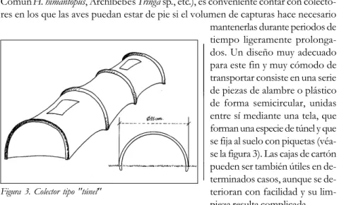 Figura 3. Colector tipo "túnel"